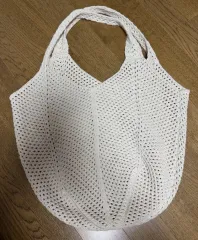 アイボリー ニット メッシュ ショルダーバッグのサムネイル