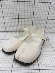 ◇ Θ フォルクシー forksy. 足袋バレエシューズ ストラップ付き ホワイト系 レディース Lサイズ E 【1604300004448】