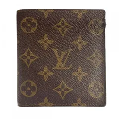 【中古】 LOUIS VUITTON ルイ・ヴィトン M60883 ポルトビエ・10カルトクレディ 二つ折り財布 モノグラム ブラウン26021328 SAのサムネイル