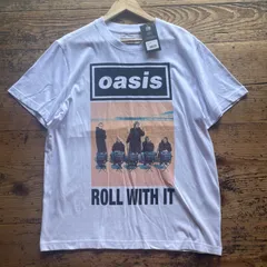 新品　本物　オフィシャル品 OASIS オアシス Roll With It ロールウィズイット　Oasis Live '25 Tour　Tシャツ　公式　UKロックのサムネイル