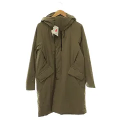 デサント DESCENTE フーデッドスタイリッシュコート アウター 中綿 M グレージュ /NR ■ECD002のサムネイル