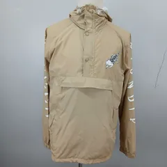 RIPNDIP　リップンディップ　アノラックパーカー　ベージュ　サイズM　ナイロンジャケット　【1238】のサムネイル
