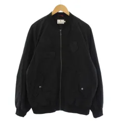 ハッシュパピー Hush Puppies C Nワッペンブルゾン ジャケット ジップアップ LL 黒 08557 /BM ■GY09のサムネイル