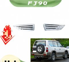 トヨタ プラド FJ90／3400 対応　サイドエアベントカバー　メッキ調 トヨタ ランドクルーザープラド FJ90 3400対応 サイドベントカバー