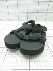 ◇ ⊂ テバ Teva F3017A 厚底スポーツサンダル プラットフォームサンダル ブラック系 23.0㎝ レディース E 【1604300009184】