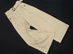 COMME CA MODELS コムサモデルズ ウエストベルト付き ワイド パンツ size9/ベージュ ■■ レディース