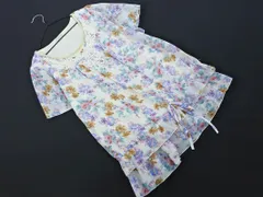 axes femme アクシーズファム シフォン フェイクレイヤード 半袖 カットソー sizeM/白 ■◆ レディースのサムネイル