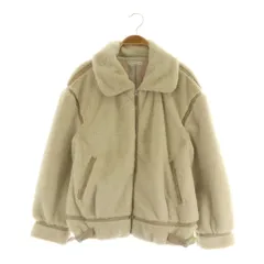 ウィルセレクション WILLSELECTION エコファーブルゾン ジャケット ジップアップ M ライトベージュ /MY ■OSのサムネイル