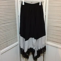 ROSE BUD ローズバッド ロングスカート F ブラック×グレーのサムネイル