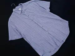 ARMANI COLLEZIONI アルマーニコレツィオーニ ストライプ シャツ sizeXL/青 ■◆ メンズのサムネイル