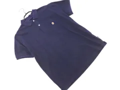 BEAMS ビームス ワンポイント ポロシャツ sizeM/紺 ■◆ メンズのサムネイル