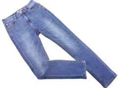 OPAQUE.CLIP オペークドットクリップ USED加工 ストレッチ スキニー デニムパンツ size36/青 ■■ レディースのサムネイル