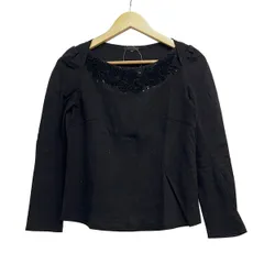 TO BE CHIC(トゥービーシック) 長袖カットソー サイズ2 M レディース - 黒 スパンコールのサムネイル