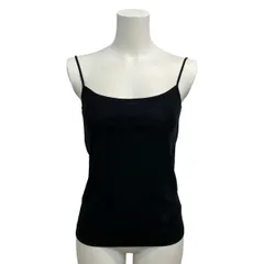 YOSHIE INABA(ヨシエイナバ) キャミソール サイズ9 M レディース美品  - 黒のサムネイル