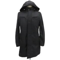 ジュンメン JUN MEN ジャケット 上着 ミドル丈 L 黒 ブラック フード付き ライナー付き 裏起毛 /HO23 ■ECB003のサムネイル