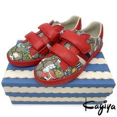 新品未使用 GUCCI × ヒグチユウコ チルドレンズ サンダル ＃28 約17cm