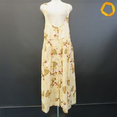 ワンダフルワールド WONDERFUL WORLD カネコイサオ ワンピース ロング スリーブレス テディベア 総柄 レディース [s1030932]のサムネイル