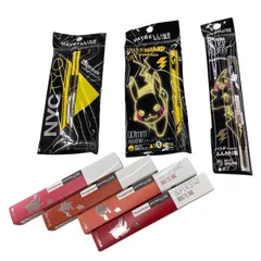 199990 新品未使用 MAYBELLINENEWYORK メイベリンニューヨーク メイクアップ リキッドリップ SPステイ マットインク ポケモンコラボ 限定パッケージ アイライナー 7点まとめ売りのサムネイル