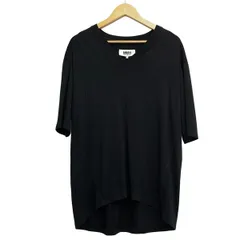MM6(エムエムシックス) 半袖カットソー サイズM レディース - 黒 Vネックのサムネイル