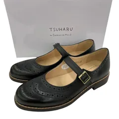 186001 新品未使用 SM2 サマンサモスモス Sサイズ TSUHARU 靴 レザー ワンストラップ 2801868  23.5cm ブラック レディースのサムネイル