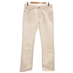 マッキントッシュフィロソフィー MACKINTOSH PHILOSOPHY デニムパンツ ジーンズ フルレングス 40 白 ホワイト 無地 ジップフライ /IBのサムネイル