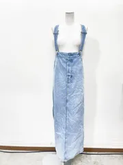 EDWIN エドウィン ×エレトウキョウ 22AW デニムハイライズサススカート サイドジップスリット デニムスカート sizeM/ライトインディゴ ■■◎レディースのサムネイル