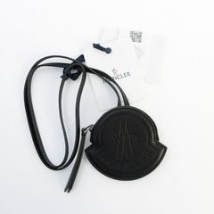 MONCLER モンクレール ネックストラップ付 コインケース 黒