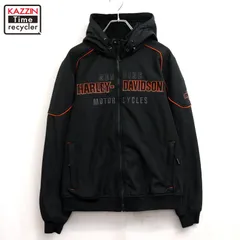 00s HARLEY DAVIDSON 裏地フリース ソフトシェル ジャケット メンズ 表記Mサイズのサムネイル
