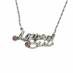 안나수이 ANNA SUI 목걸이 펜던트 로고 실버 칼라 /BB ■GY62