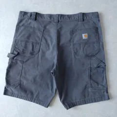 ■古着 Carhartt カーハート BS3652-M ダック地 ペインターショーツ ハーフパンツ 短パン チャコール 21年製 W40【WL6642】のサムネイル