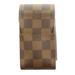 ルイヴィトン LOUIS VUITTON ダミエ エテュイ・シガレット タバコケース コーティングキャンバス 茶 ブラウン /SS ■OS ■OH ■GY11のサムネイル