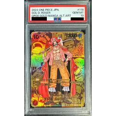 ワンピースカード ゴール.D.ロジャー ゴールドコミパラ PSA10 - メルカリ