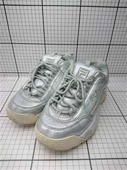 ◇ Θ フィラ FILA ディスラプター2 5XM01806-781 シルバー系 スニーカー レディース 23.0cm E 【1605010028403】