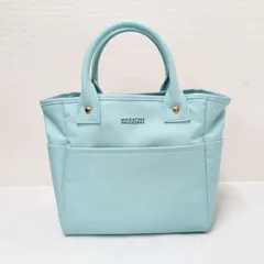 【美品】マッキントッシュフィロソフィー MACKINTOSH PHILOSOPHY  JUBILEEミニトート　ブルー　ミントグリーンのサムネイル