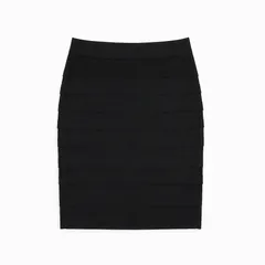 LANVIN COLLECTION ランバン 黒 タイトスカート 38のサムネイル