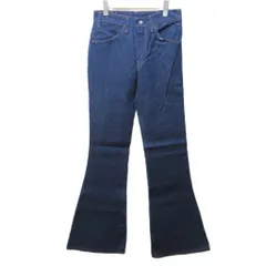 フラッシャー付き リーバイス Levi's 80s 684 0217 BIG BELL デッドストック デニムパンツ ジーンズ ベルボトム オレンジタブ USA製 575 W30 インディゴブルー IBO95 0426のサムネイル