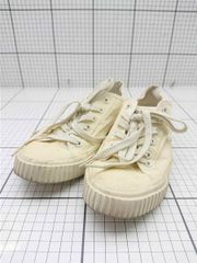 ◇ Θ オニツカタイガー Onitsuka Tiger D844N キャンバススニーカー 24.0cm ベージュ系 レディース E 【1605010029653】