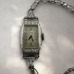 CYMA／シーマ Pt950 プラチナケース 手巻き レディース腕時計のサムネイル