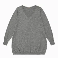 DRESSTERIOR ドレステリア グレー Vネック ニット チュニックのサムネイル