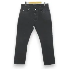 メゾンマルジェラ 14 Maison Margiela 14 s50la0153 S30642 デニムパンツ ジーンズ ボタンフライ 29 黒系 ブラック イタリア製 ロング丈 無地のサムネイル