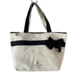 LANVIN en Bleu ランバンオンブルートートバッグ/アイボリー×ブラックのサムネイル