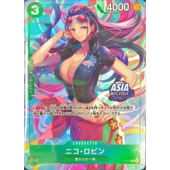 ワンピースカードゲーム アジア版 ニコ・ロビン P-111 Mini tin - メルカリ