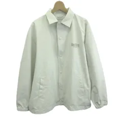 ベイフロー BAYFLOW ジャケット 上着 M 白 ホワイト レギュラーカラー 長袖 ロゴプリント /NP ■ECD003のサムネイル