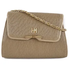 【HANAE MORI 森英恵】ハナエモリ 2WAYクラッチ レザー ベージュ レディース ショルダーバッグのサムネイル