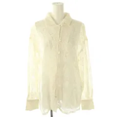 カーサフライン CASA FLINE 24SS OPEN COLLAR RACE SHIRT シャツ レース F ホワイト /ES ■OSのサムネイル