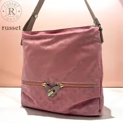 russet　ラシット　ショルダーバッグ　ナイロン　ピンク　モノグラム　総柄のサムネイル