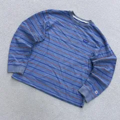 M アウトドア プロダクツ メンズ ストライプ 長袖 Tシャツ 0706Eのサムネイル