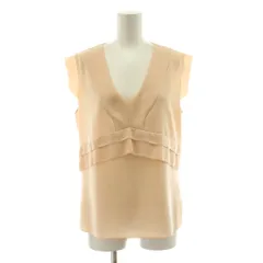 デイジーリンフォクシー DAISY LIN For FOXEY Photogenic Blouse ブラウス プルオーバー Vネックノースリーブ 42 ピンクベージュ 06234 /KUのサムネイル