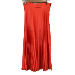 MM6(エムエムシックス) ロングスカート サイズ38 L レディース美品  - オレンジ プリーツのサムネイル