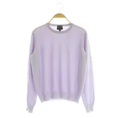 ジョルジオアルマーニ GIORGIO ARMANI カシミアニット セーター 長袖 クルーネック 46 ラベンダー /MY ■OS ■GY06のサムネイル